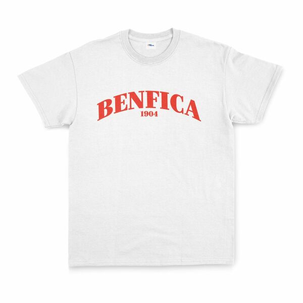 Benfica 1904 Tişört S - Beyaz