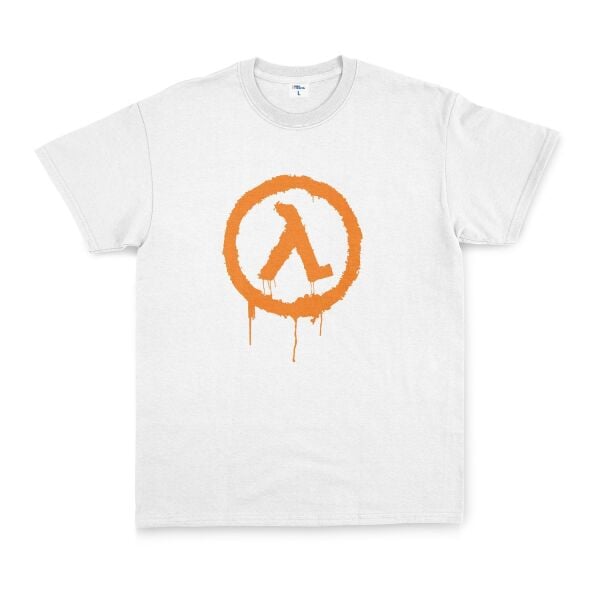 Half-Life Spray Tişört L - Beyaz | OUTLET