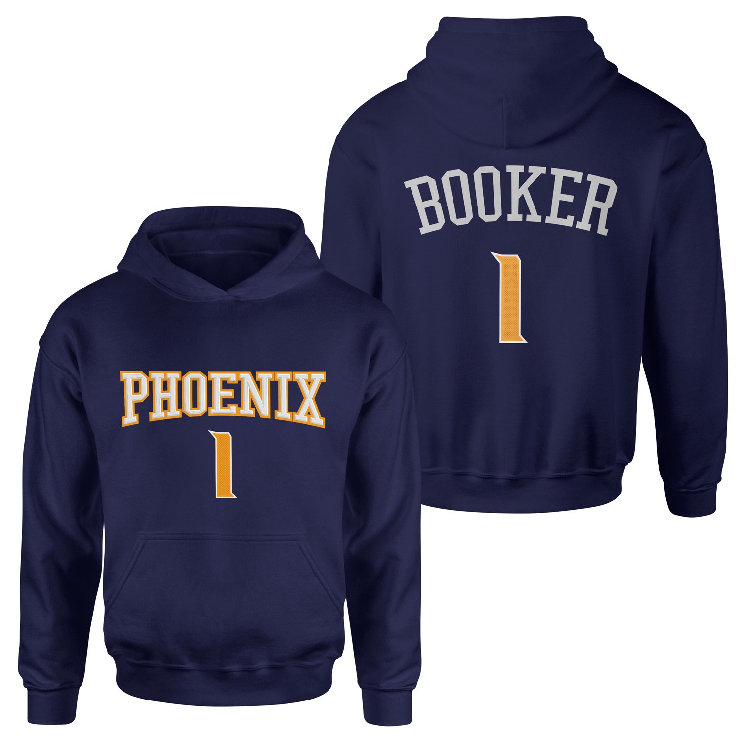 Devin Booker Phoenix Forma Hoodie L - İndigo Mavisi