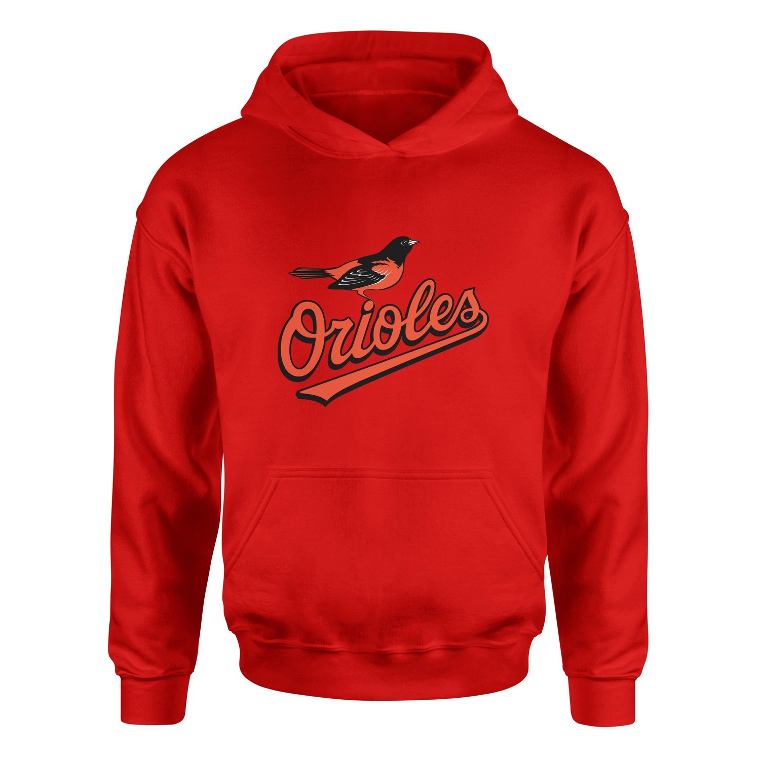 The Orioles Hoodie S - Kırmızı