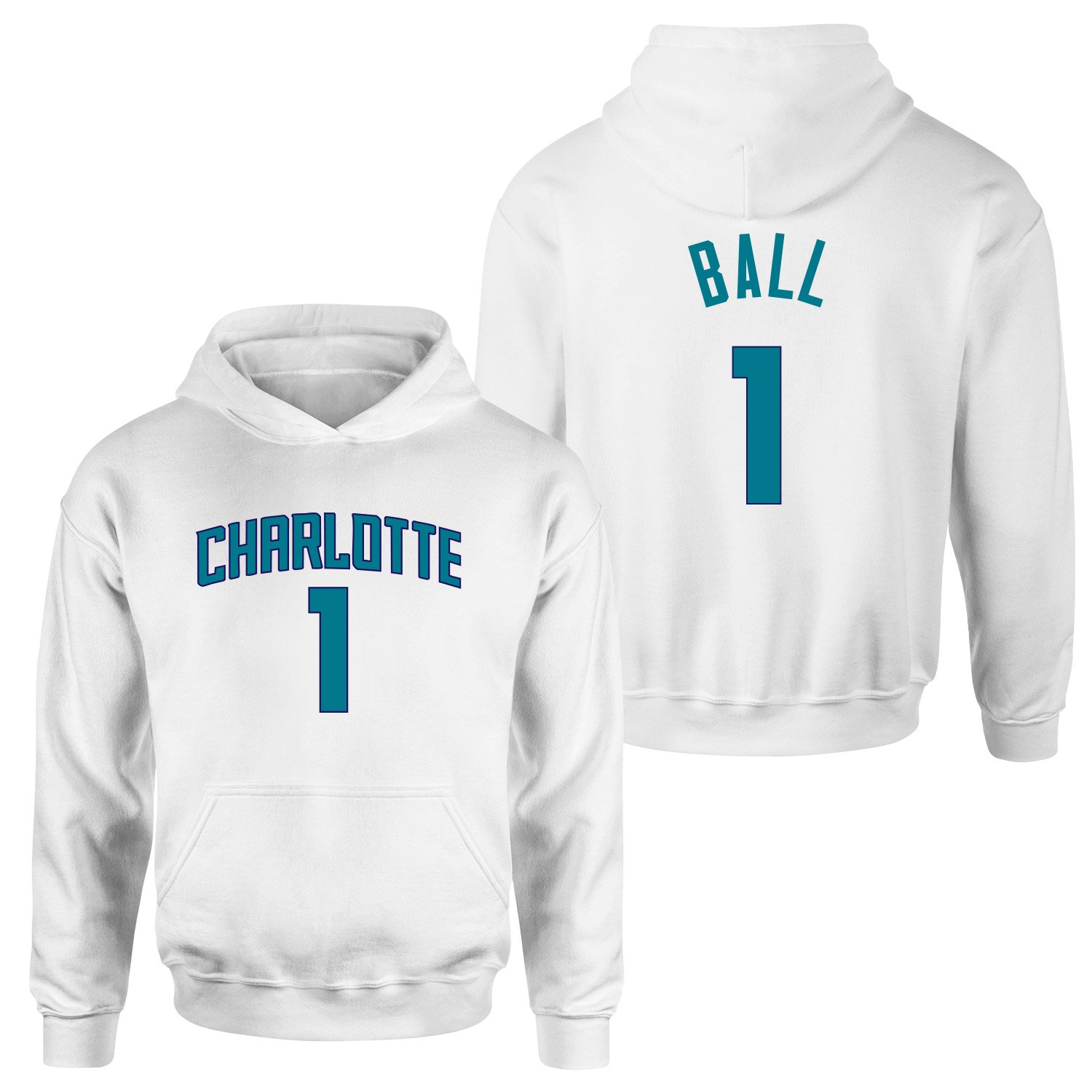Lamelo Ball 1 Charlotte Forma Hoodie M - Beyaz