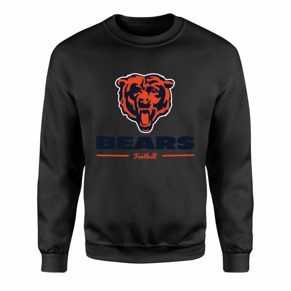 Chicago Bears Chi-Town Roar Sweatshirt L - Siyah