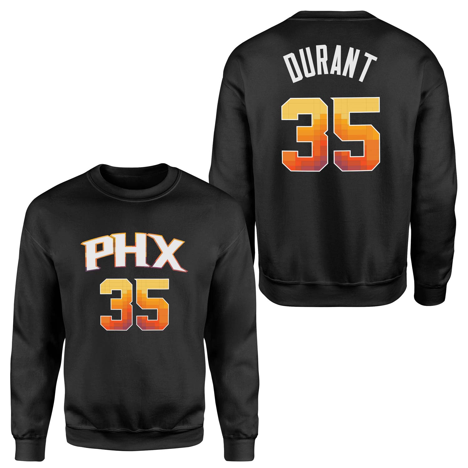 Kevin Durant 35 Phoenix Forma Sweatshirt M - Siyah