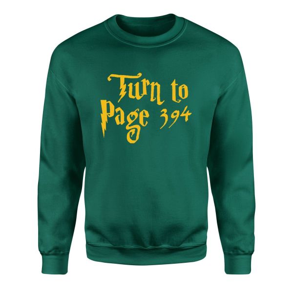 Turn to Page 394 Sweatshirt L - Nefti Yeşili