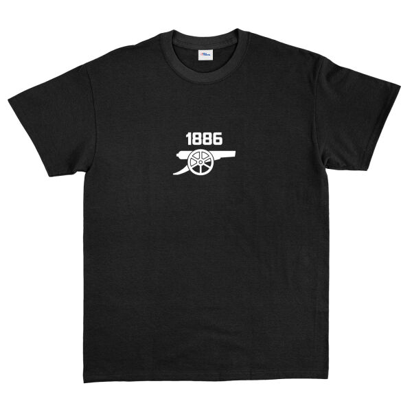 Gunners since 1886 | Arsenal Tişört L - Siyah