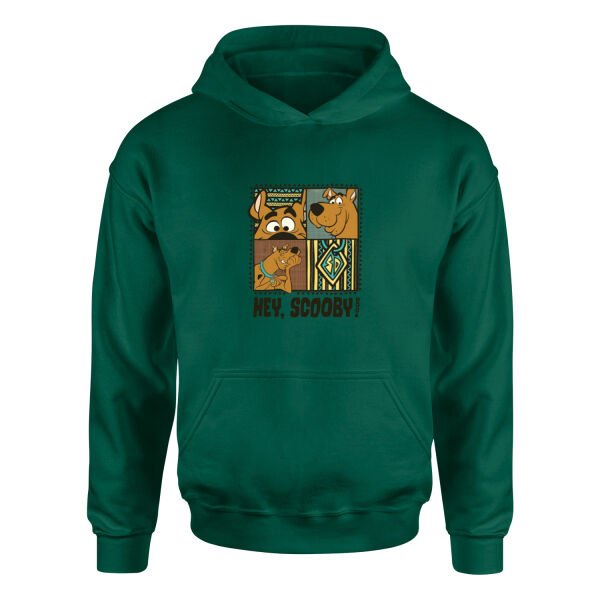 Hey Scooby! Hoodie M - Nefti Yeşili