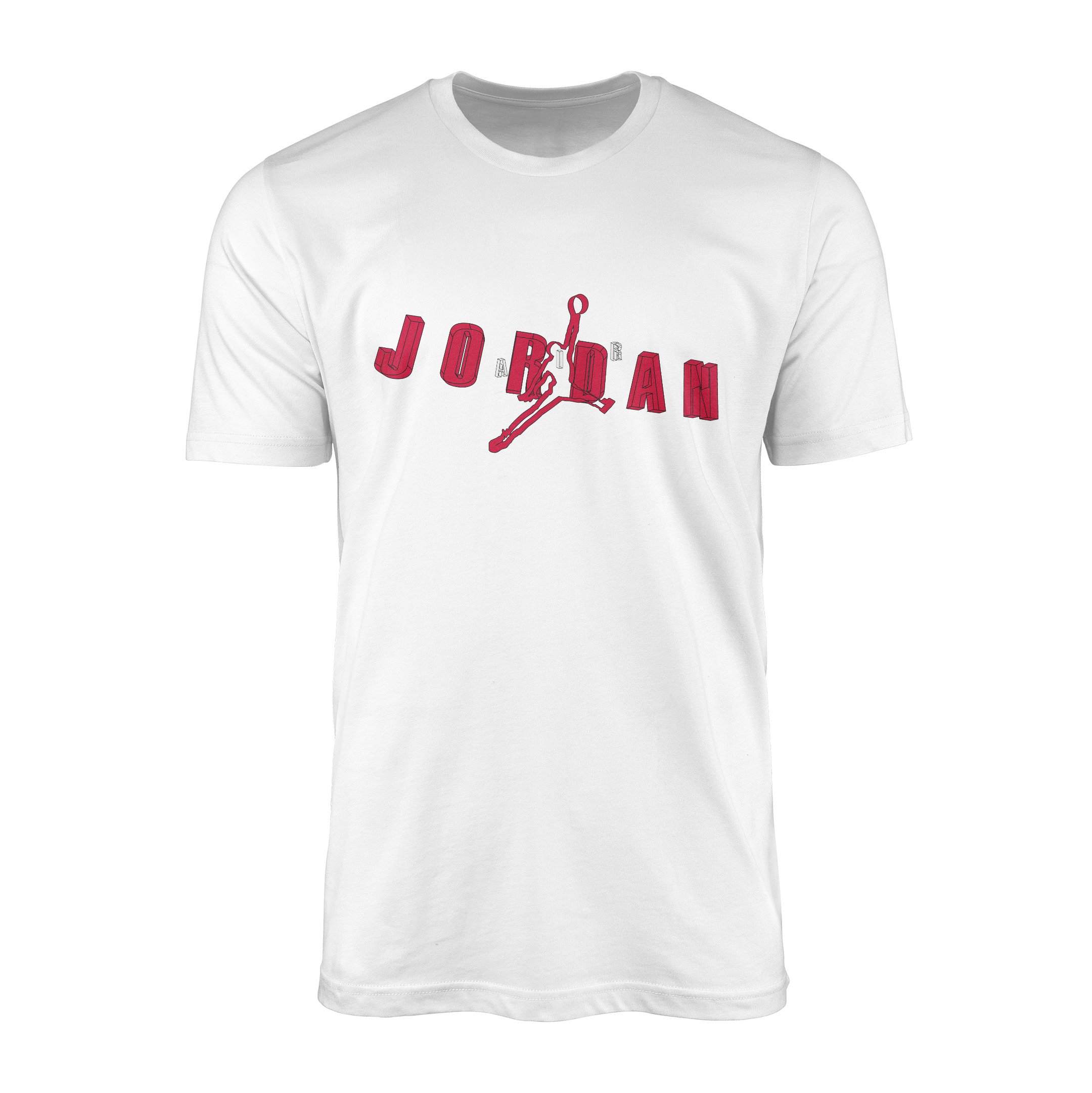 Air Jordan Wireframe Tişört XXL - Beyaz