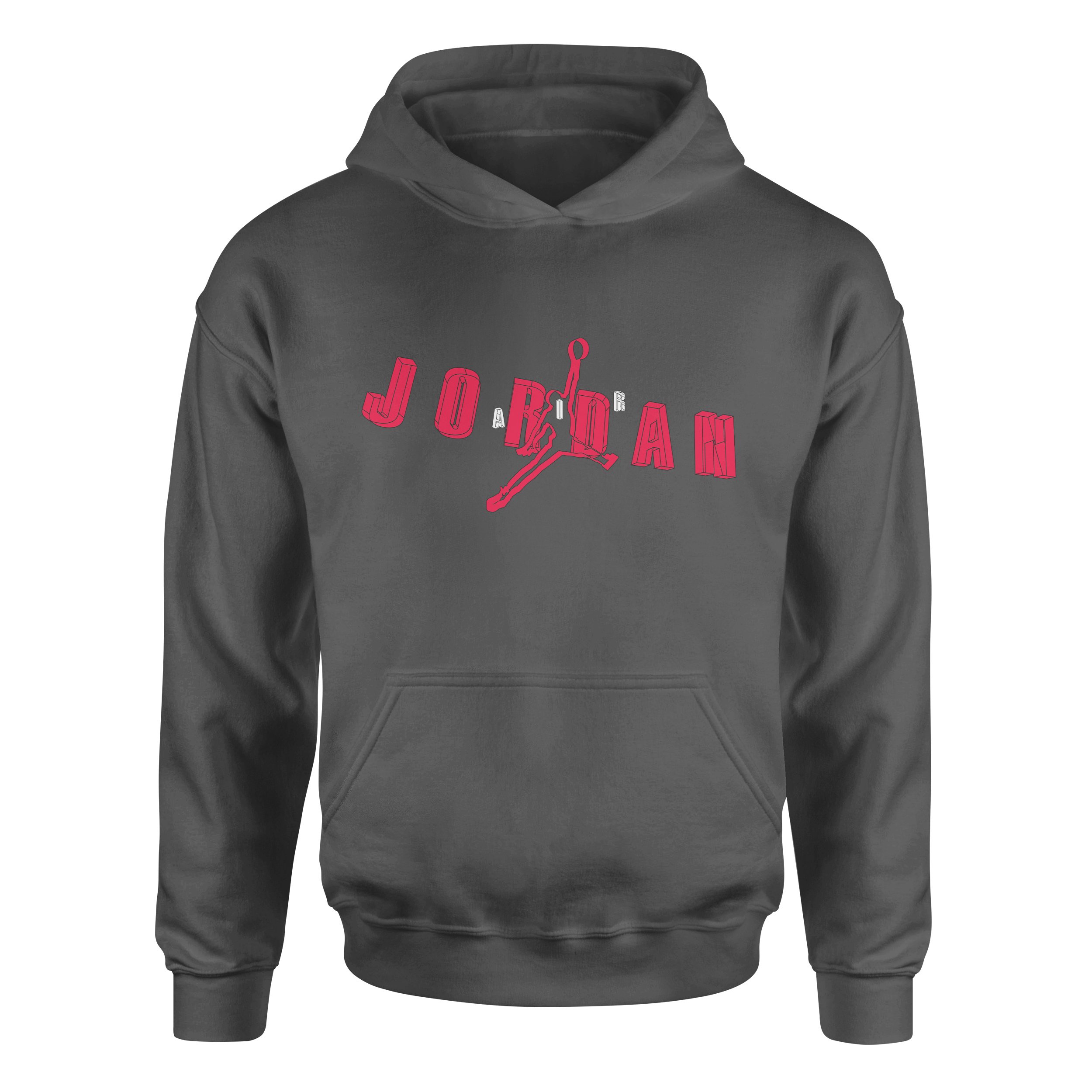 Air Jordan Wireframe Hoodie M - Füme