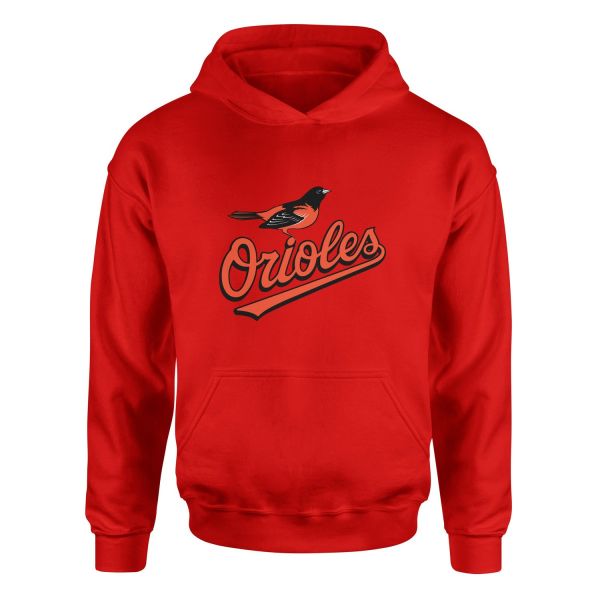 The Orioles Hoodie M - Kırmızı