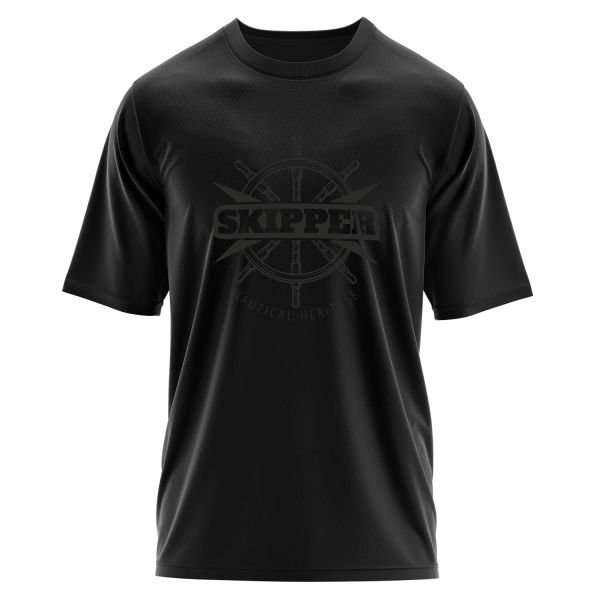 Skipper Denizci Oversize Tişört M - Siyah
