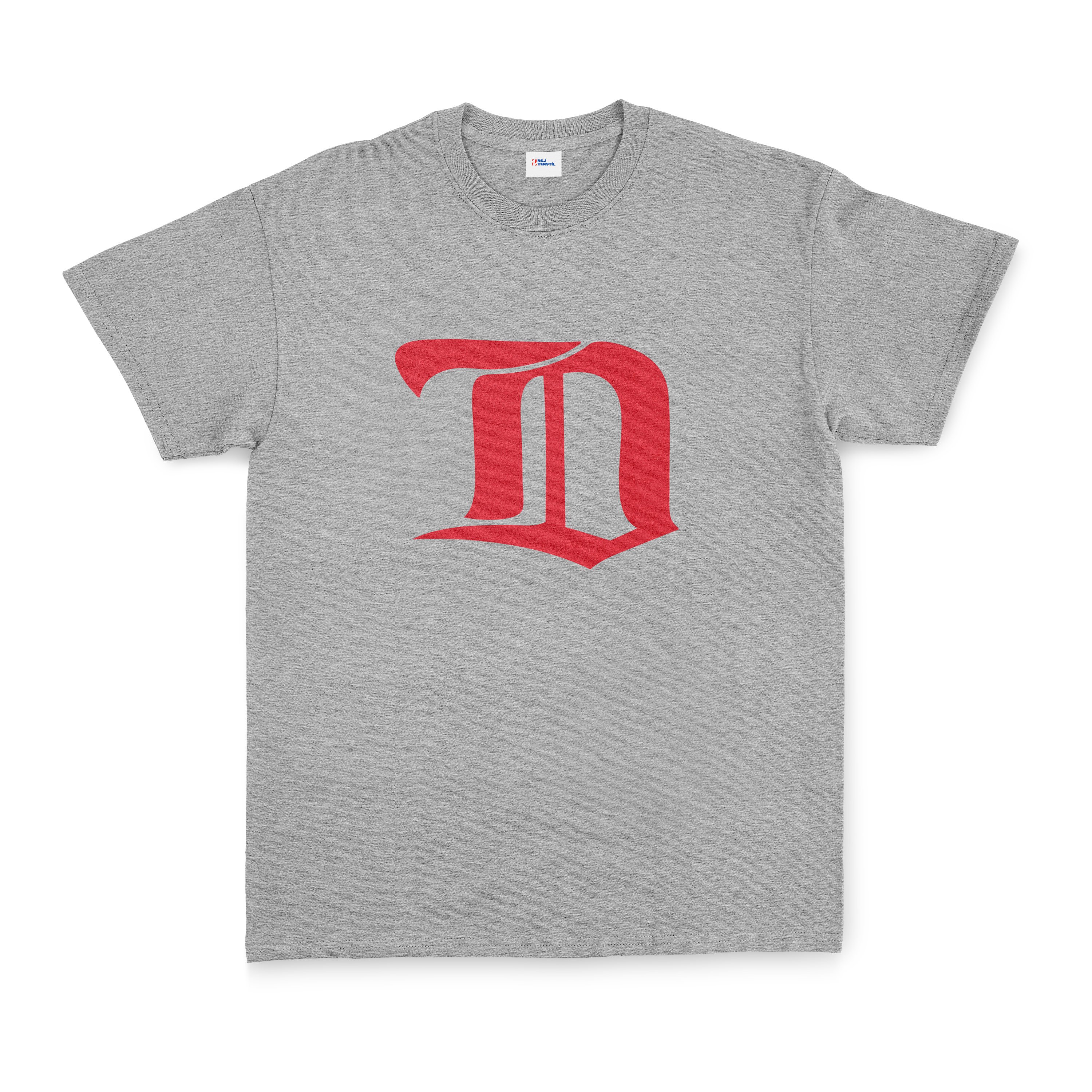 Detroit Red Wings Retro Tişört S - Gri