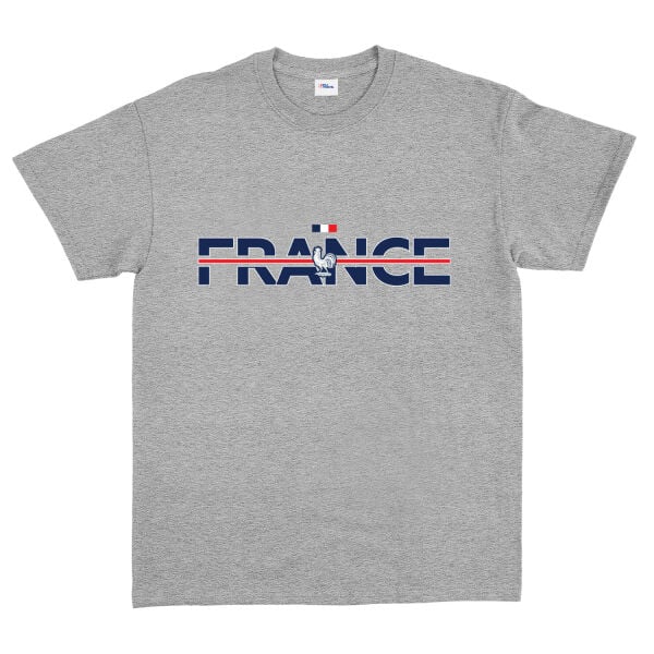 Équipe de France Tişört M - Gri