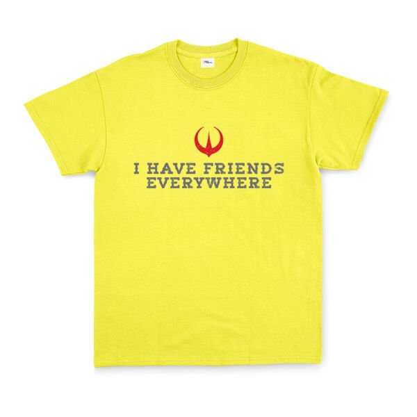 I Have Friends Everywhere Tişört M - Sarı