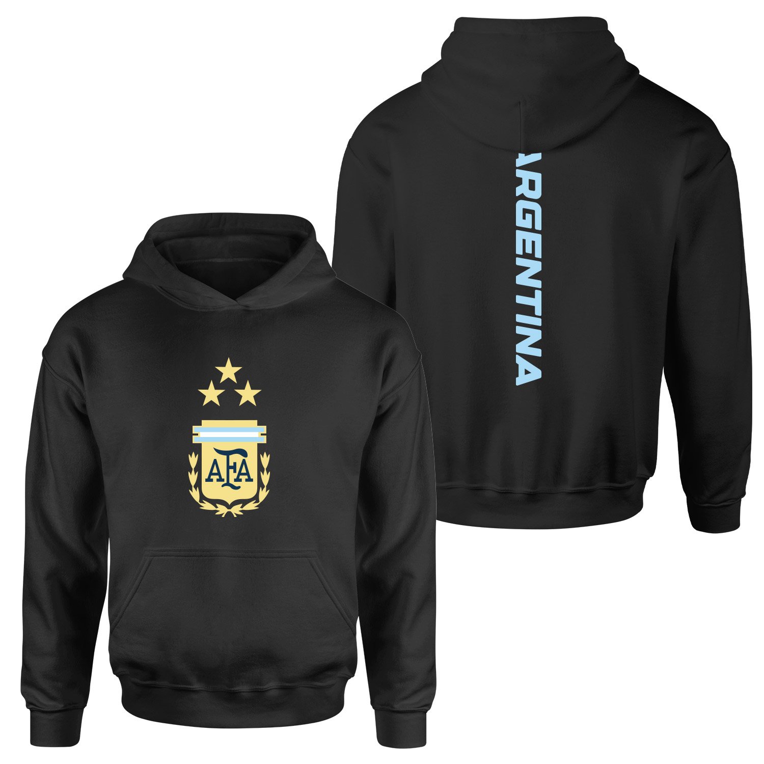 Argentina Legacy Hoodie S - Siyah