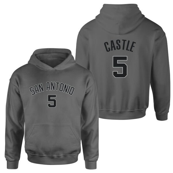 Stephon Castle San Antonio 5 Forma Hoodie S - Füme