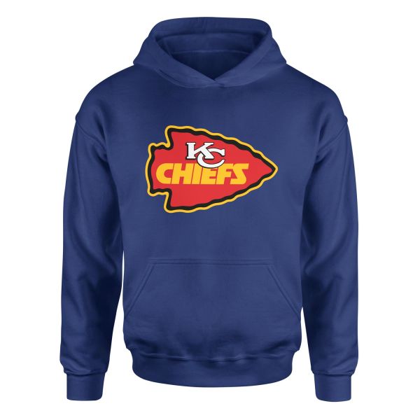 Kansas City Chiefs Hoodie XL - İndigo Mavisi