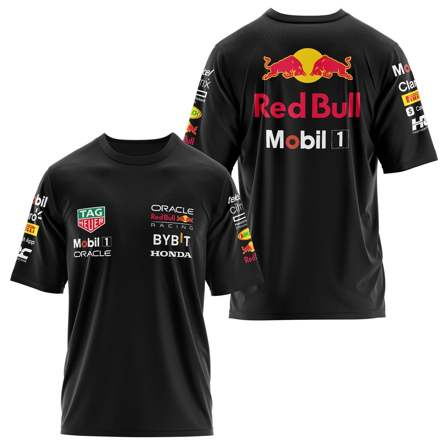 Red Bull Racing 2024 Teamline Oversize Tişört M - Siyah | OUTLET