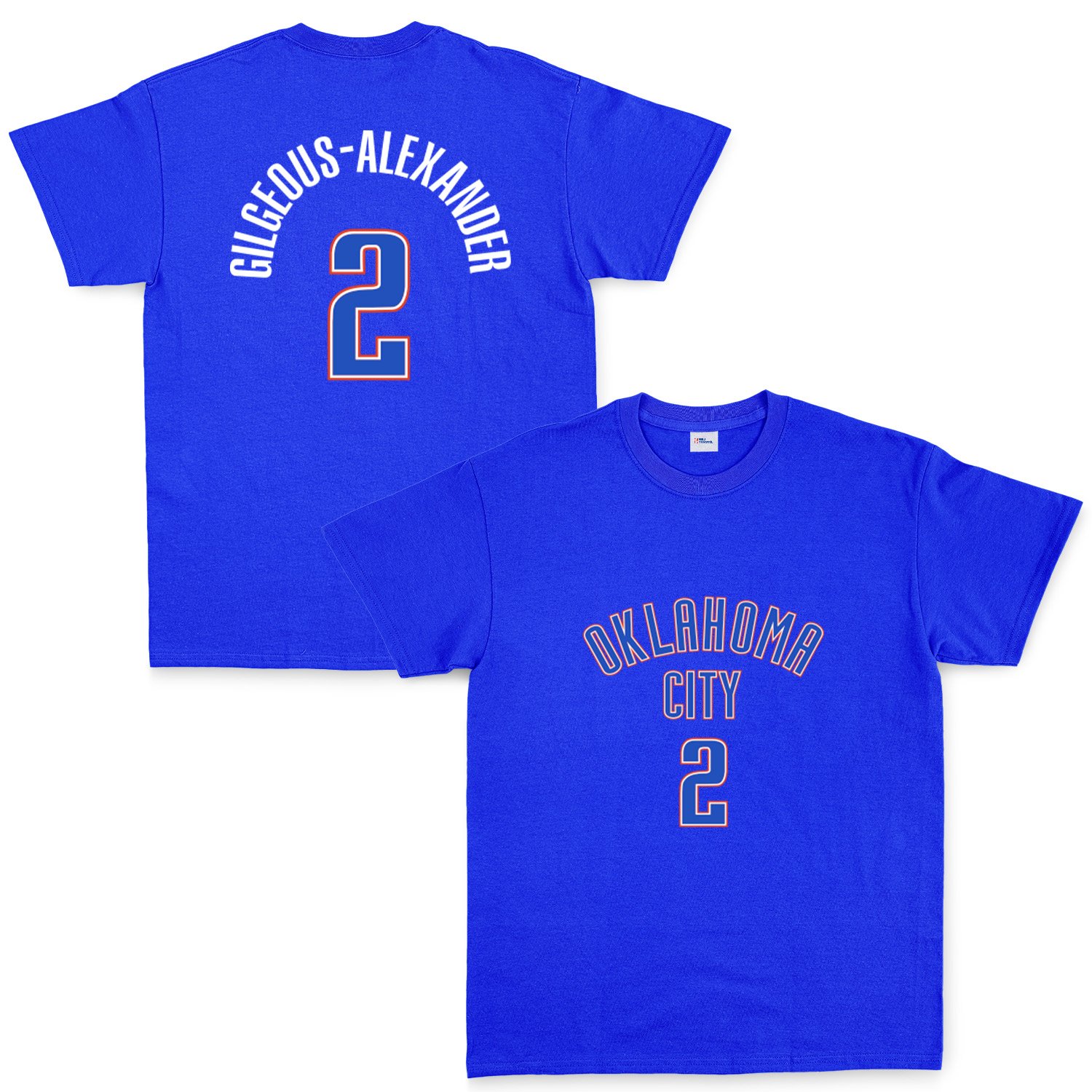 Shai Gilgeous-Alexander Oklahoma Forma Tişört M - Mavi