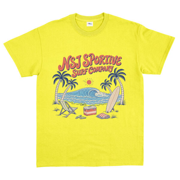 NSJ Sportive Surf Company 2026 Tişört M - Sarı