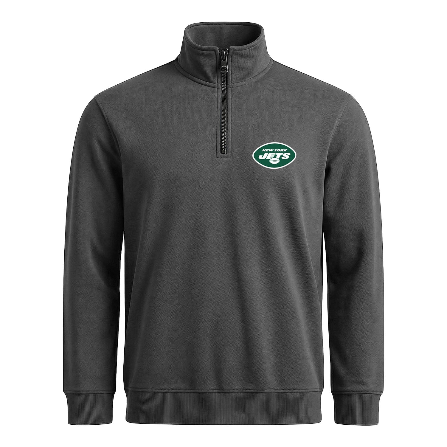 New York Jets Yarım Fermuarlı Sweatshirt