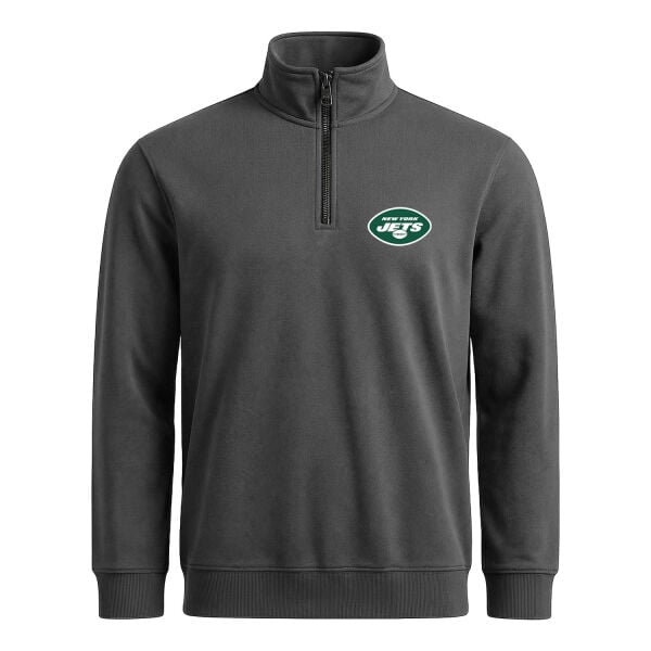 New York Jets Yarım Fermuarlı Sweatshirt