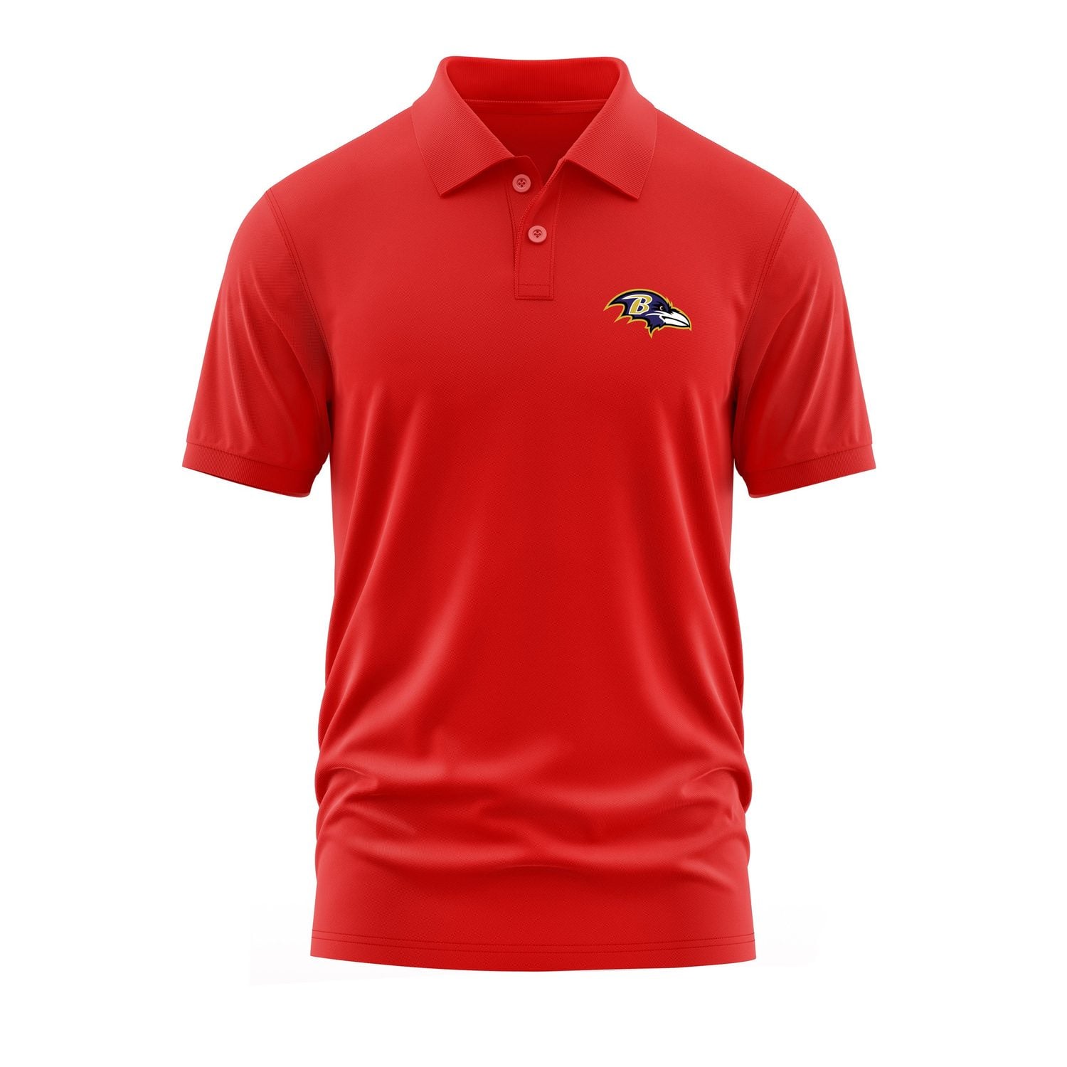 Baltimore Ravens Polo Tişört S - Kırmızı