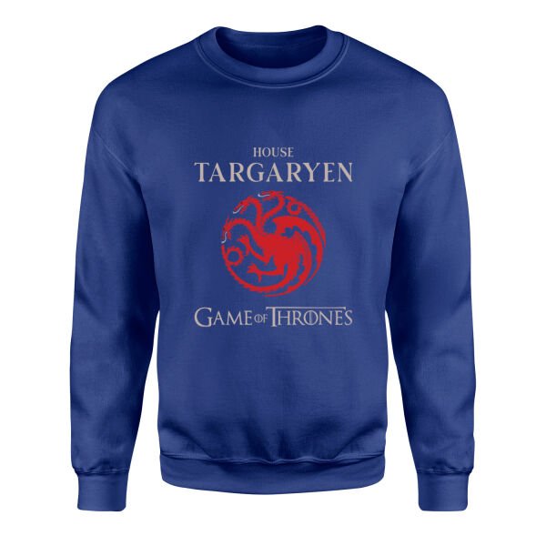 House Targaryen Sweatshirt M - İndigo Mavisi