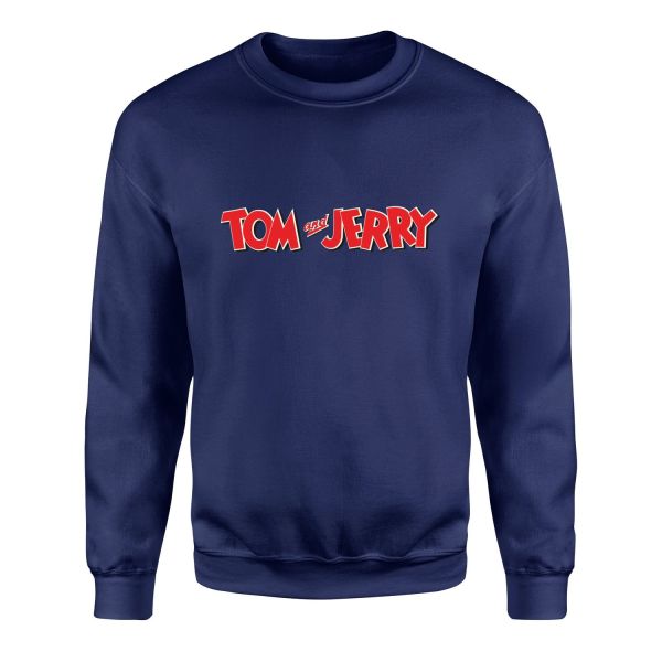 Tom and Jerry Sweatshirt L - İndigo Mavisi
