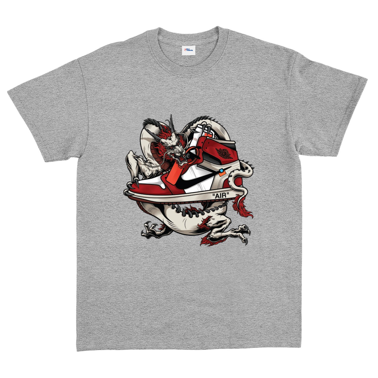 Air Jordan Dragon Tişört XL - Gri