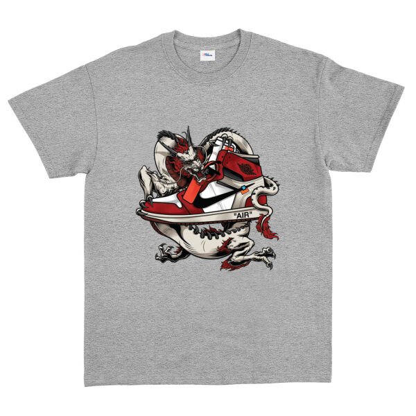 Air Jordan Dragon Tişört XL - Gri
