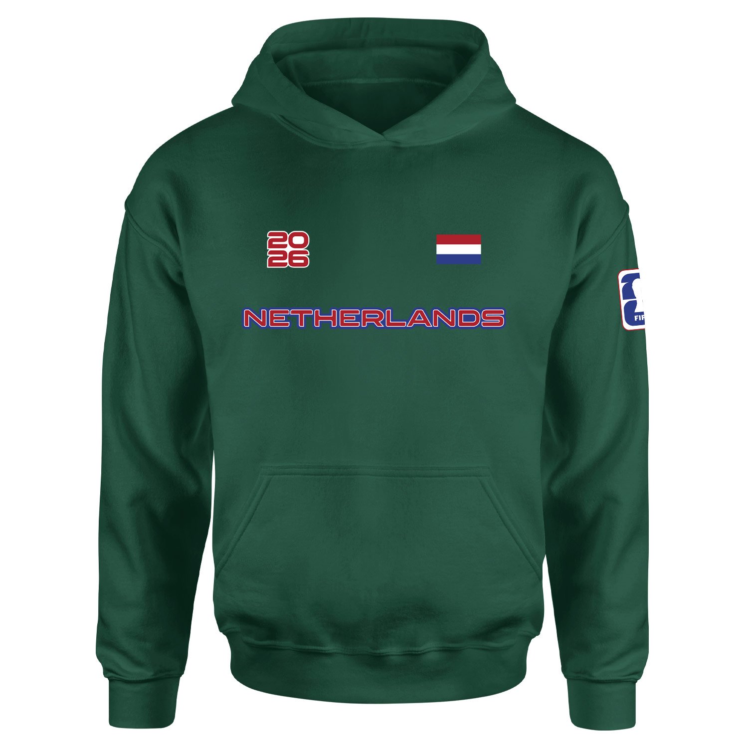 Hollanda 2026 Hoodie XXL - Nefti Yeşili