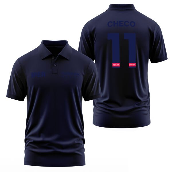 Sergio Perez Red Bull Racing Blue #11 Polo Tişört