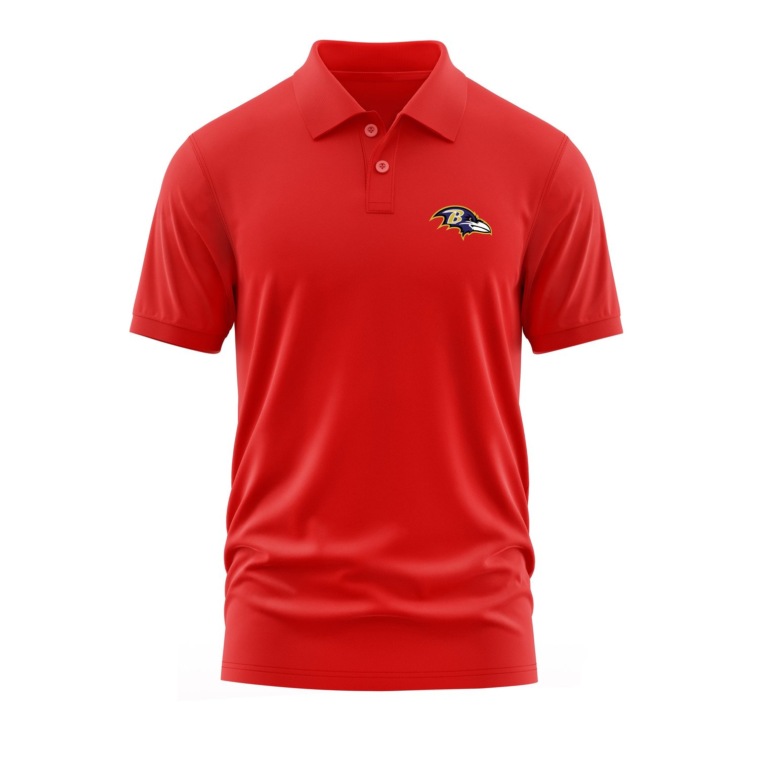 Baltimore Ravens Polo Tişört M - Kırmızı