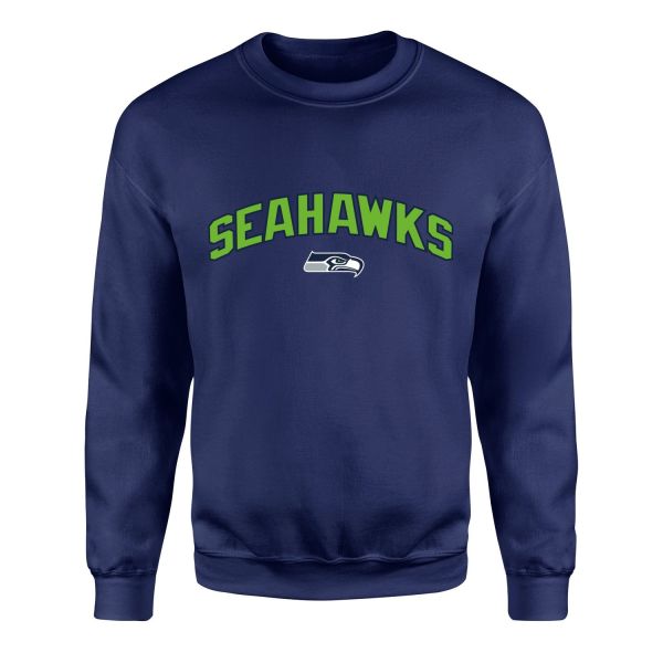 Go Seahawks Sweatshirt XL - İndigo Mavisi