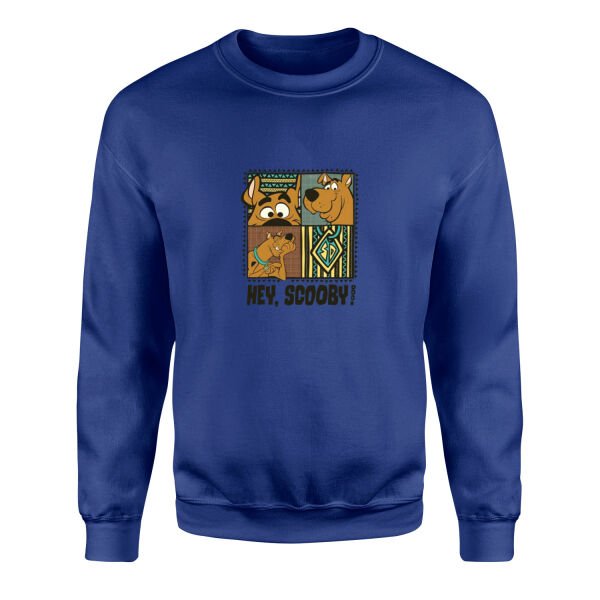 Hey Scooby! Sweatshirt L - İndigo Mavisi