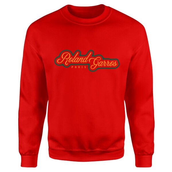 Roland Garros Sweatshirt S - Kırmızı
