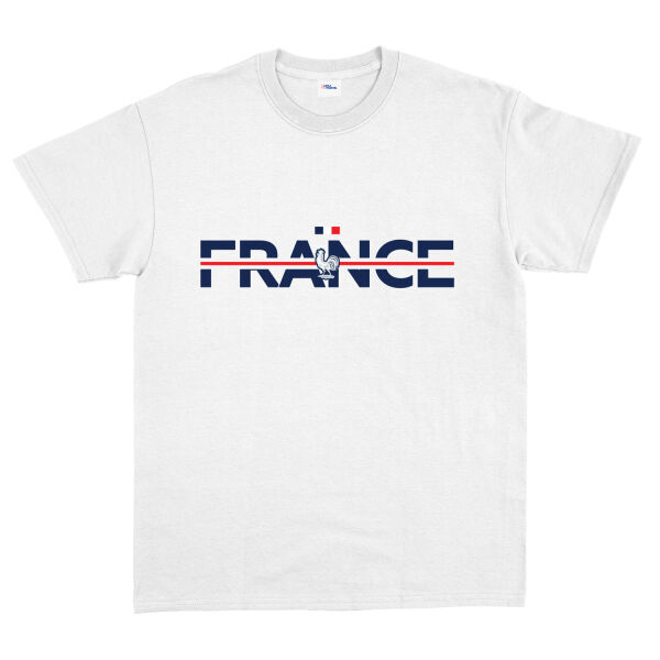 Équipe de France Tişört S - Beyaz