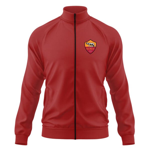 Roma Fermuarlı Sweatshirt S - Kırmızı