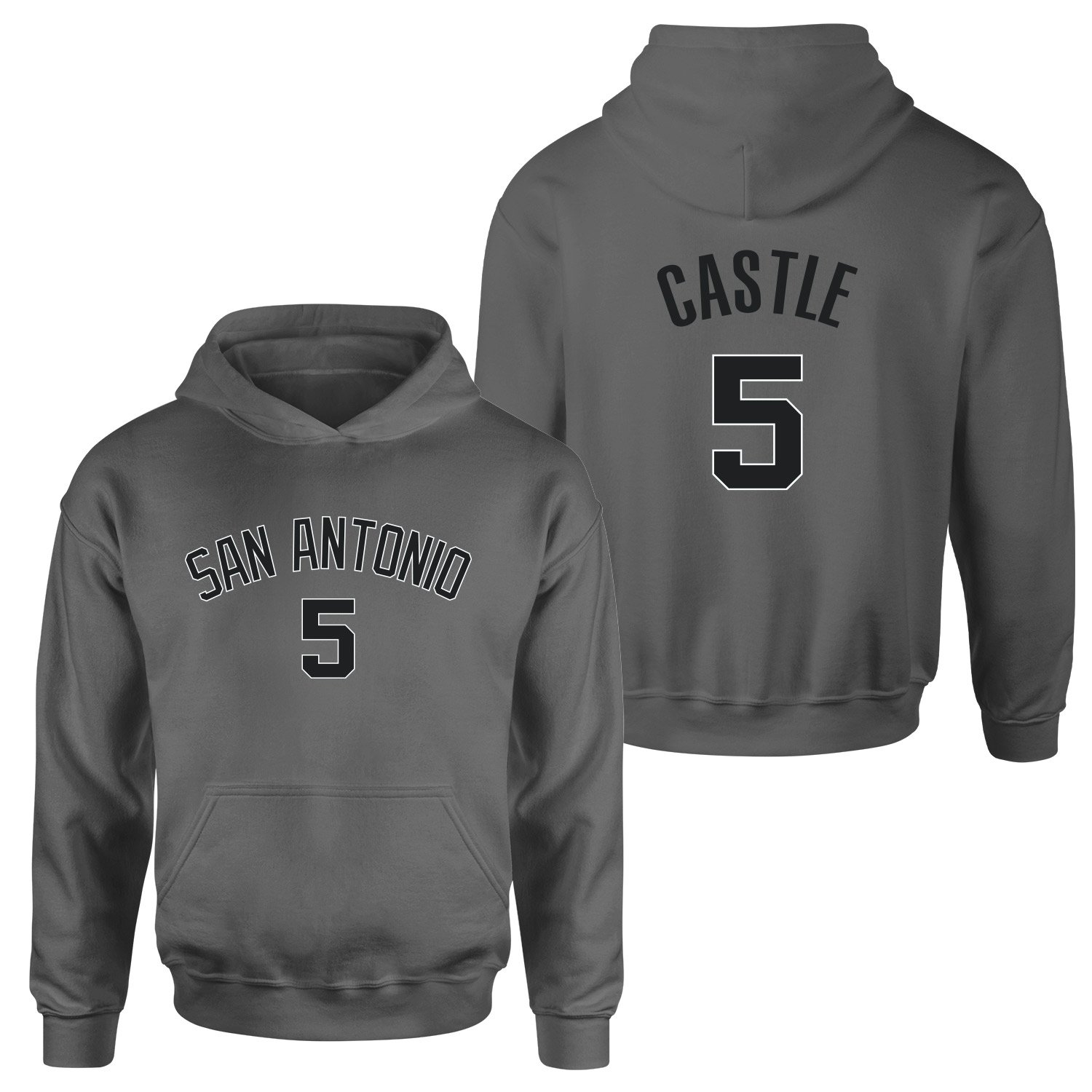 Stephon Castle San Antonio 5 Forma Hoodie XL - Füme