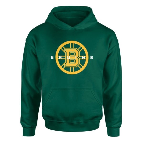 Boston Bruins Graphic Hoodie L - Nefti Yeşili