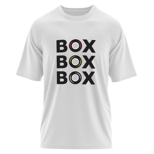 BOX BOX BOX Oversize Tişört