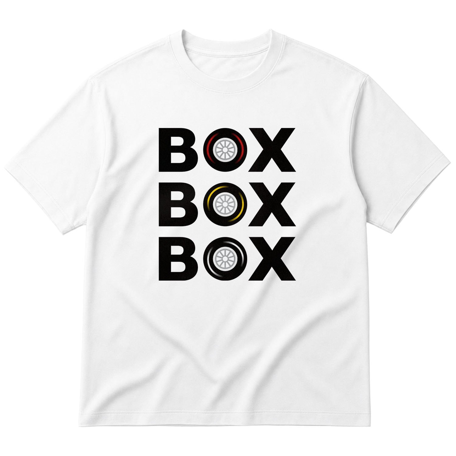 BOX BOX BOX Oversize Tişört