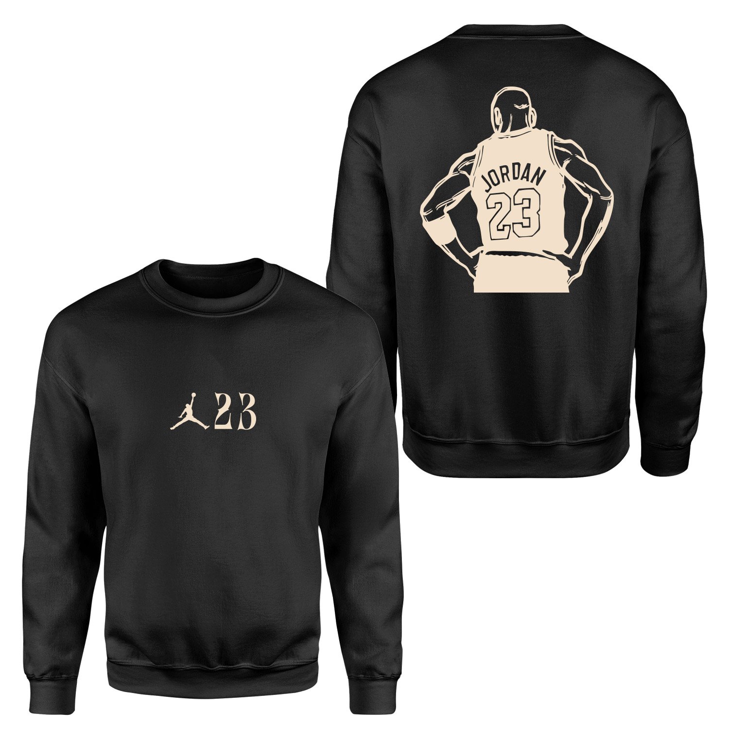 MJ 23 Unstoppable Cream |  Air Jordan Sweatshirt L - Siyah