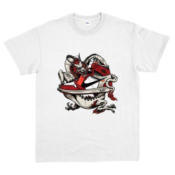 Air Jordan Dragon Tişört S - Beyaz