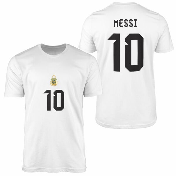 Lionel Messi Forma Tişört M - Beyaz