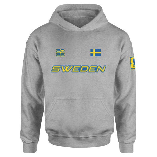 İsveç 2026 Hoodie XL - Gri
