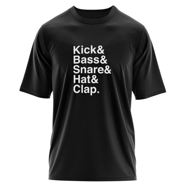 Kick Bass Snare Oversize Tişört