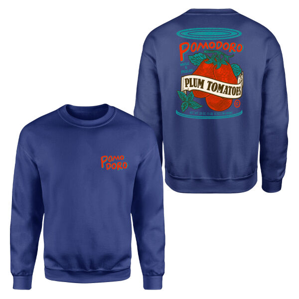 Pomodoro Whole & Peeled Sweatshirt M - İndigo Mavisi