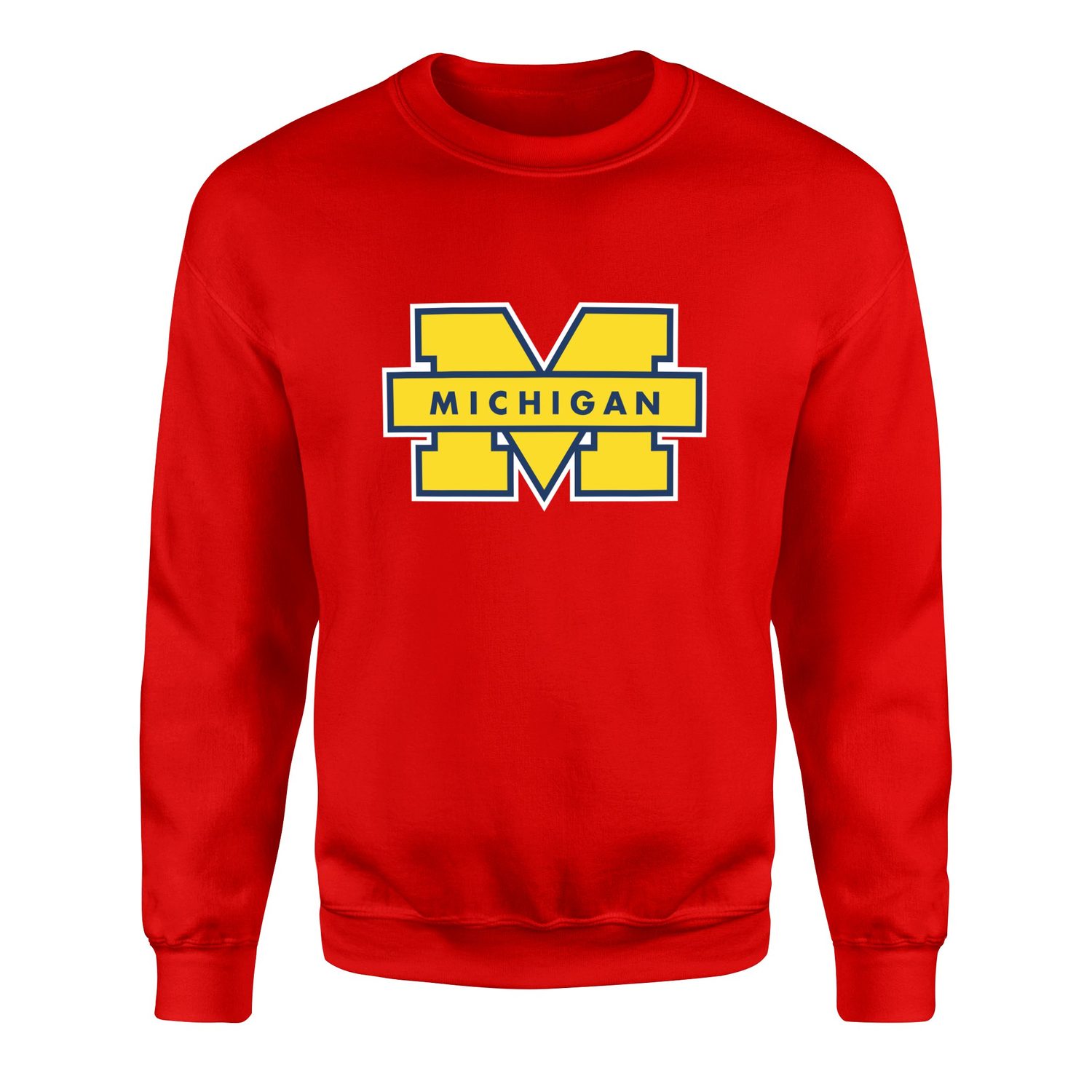 Michigan Wolverines Sweatshirt XXL - Kırmızı