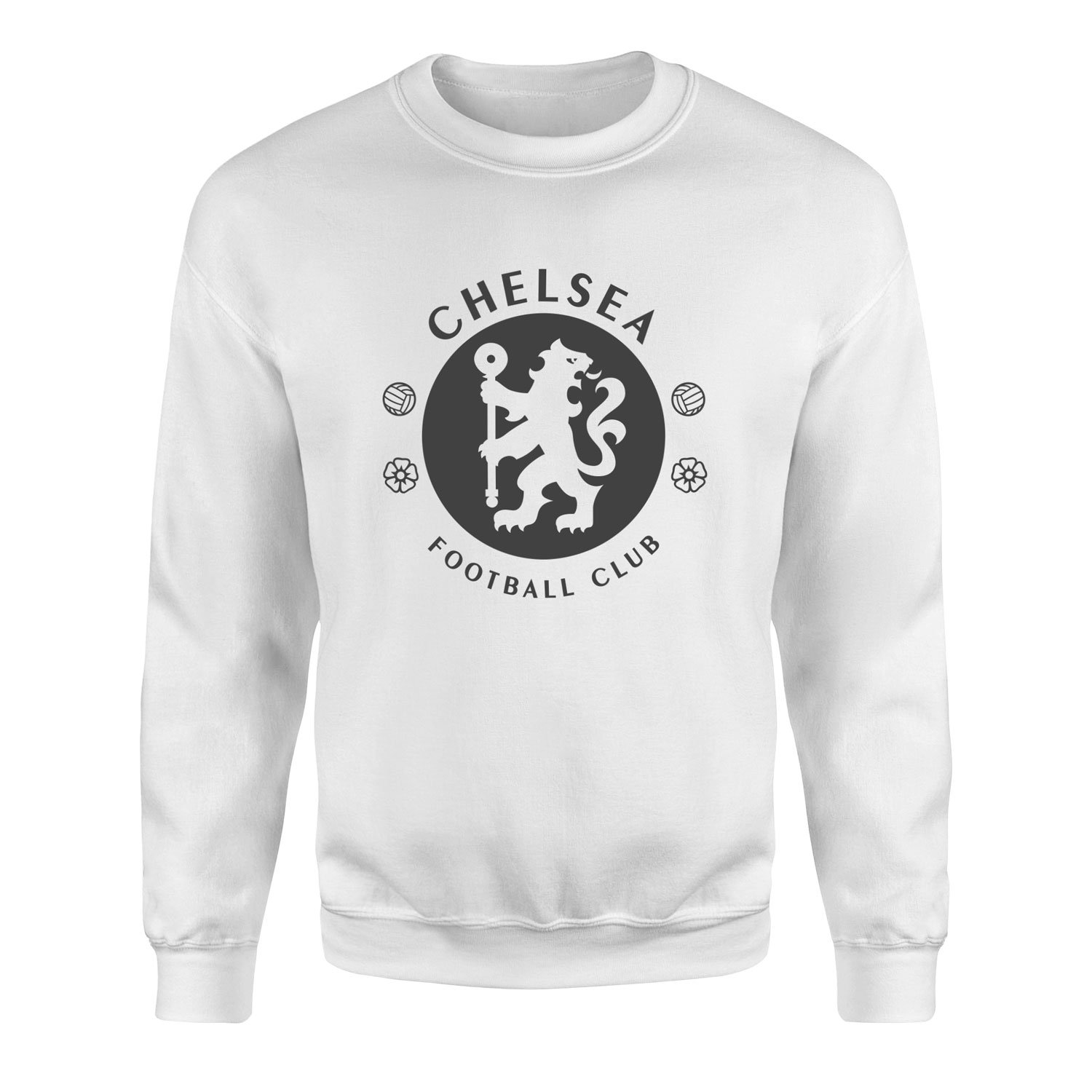 Chelsea FC MB Shield Sweatshirt M - Beyaz